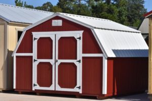 The Original Painted Derksen Barns and Storage sheds for sale or rent to own in Gulfport, MS