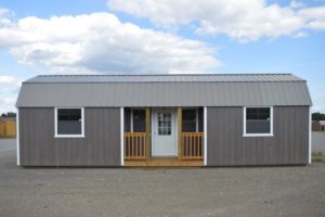 urethane finish side lofted barn cabins for sale or rent to own in Gulfport, MS