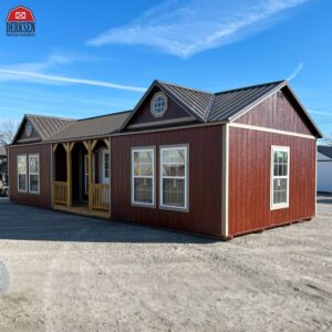 Side style cabins for sale or rent to own in Gulfport, MS by Gulf Coast Buildings